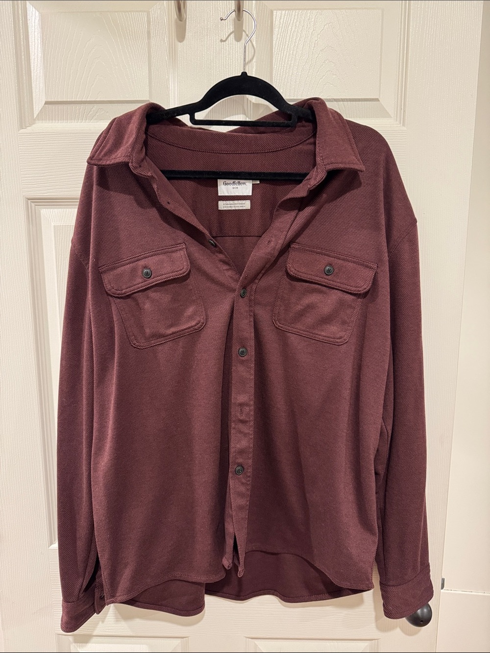 Goodfellow & Co Men's Button-Front Casual Shirt - Dusty Rose